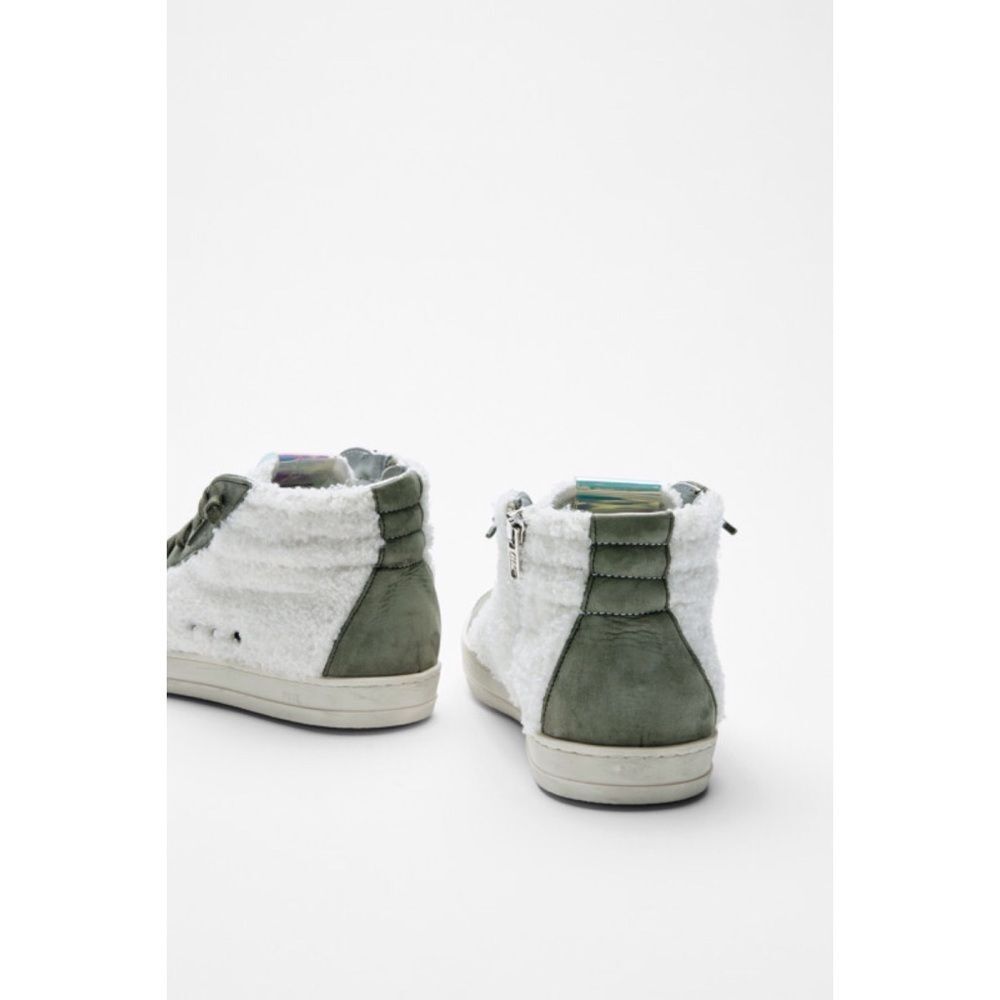 Anthropologie x P448 Skate High-Top Nubuck Sherpa Sneakers $325 Sz 40 - Picture 10 of 15
